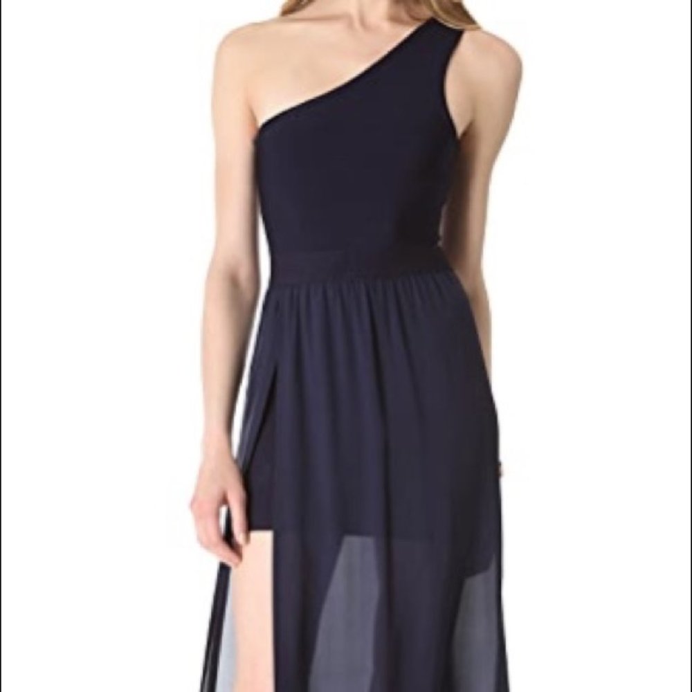 New With TAGS Stretta One Shoulder Siwa Dress